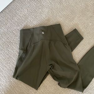 Lululemon leggings green worn twice